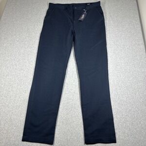 Woodies Golf Performance Chino Straight Leg Pants Men's Size 36x33 Navy NWT